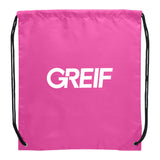 GREIF Oriole Drawstring Bag with Full Color Print (MIN 150)