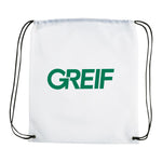 GREIF Oriole Drawstring Bag with Full Color Print (MIN 150)