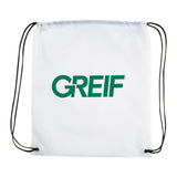 GREIF Oriole Drawstring Bag with Full Color Print (MIN 150)