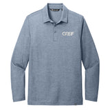 GREIF® TravisMathew Oceanside Heather Long Sleeve Polo with Embroidery Logo