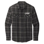Port Authority Long Sleeve Ombre Plaid Shirt