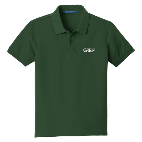 Port Authority® - Cotton Blend Core Youth Classic Pique Polo with GREIF Embroidered Logo