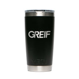 GREIF Yeti® 20 oz Tumbler with Magslider™ Lid Black (Buy-Just-1)