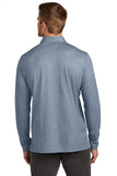 BlNightsHt TravisMathew Oceanside Heather Long Sleeve Polo TM1MZ343