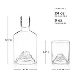 Greif® - Viski® Mountain Decanter and Tumblers Set
