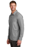 QuiShaGyHt TravisMathew Oceanside Heather Long Sleeve Polo TM1MZ343