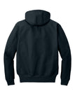 Rear View of DarkNavy Carhartt Thermal-Lined Duck Active Jac. CT106678