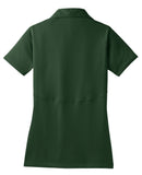 Rear View of Forest Green Sport-Tek Women's Micropique Sport-Wick Polo. LST650
