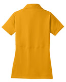 Rear View of Gold Sport-Tek Women's Micropique Sport-Wick Polo. LST650