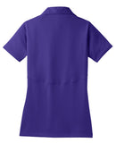 Rear View of Purple Sport-Tek Women's Micropique Sport-Wick Polo. LST650