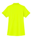 Rear View of SftyYellow CornerStone Women's Workwear Pro Polo CS451