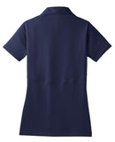 Rear View of True Navy Sport-Tek Women's Micropique Sport-Wick Polo. LST650