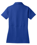 Rear View of True Royal Sport-Tek Women's Micropique Sport-Wick Polo. LST650