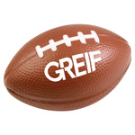 Greif® Football Shape Stress Reliever with Printed Logo (MIN 200)