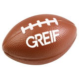 Greif® Football Shape Stress Reliever with Printed Logo (MIN 200)