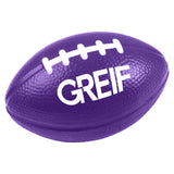 Greif® Football Shape Stress Reliever with Printed Logo (MIN 200)