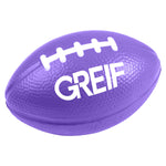 Greif® Football Shape Stress Reliever with Printed Logo (MIN 200)