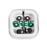 Earbuds In Case with Greif Logo - Bulk Order (100+ Pieces)