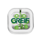 Earbuds In Case with Greif Logo - Bulk Order (100+ Pieces)