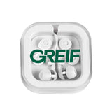 Earbuds In Case with Greif Logo - Bulk Order (100+ Pieces)