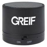 Wireless Mini Cylinder Speaker with Greif Logo - Bulk Order (50+ Pieces)