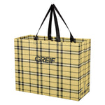 Tartan Laminated Non-Woven Shopper Bag with Greif Logo - Bulk Order (150+ Pieces)