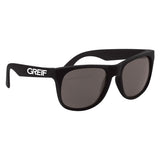 Rubberized Sunglasses with Greif Logo UV400 - Bulk Order (150+ Pieces)
