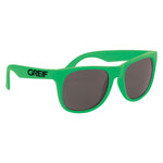 Rubberized Sunglasses with Greif Logo UV400 - Bulk Order (150+ Pieces)