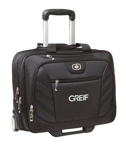 OGIO® - Lucin Wheeled Briefcase with Greif Embroidery Logo