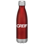 16 oz. Swiggy Stainless Steel Bottle with Greif Logo - Bulk Order (50+ Pieces)