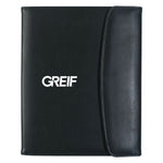 Leather Look 8 ½" x 11" Portfolio with Greif Print Logo - Bulk Order (20+ Pieces)
