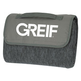 Holiday Special - Limited Stock: Heathered Roll-Up Blanket with Printed Greif Logo