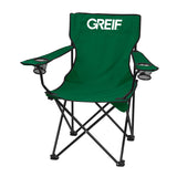 Folding Chair with Carrying Bag with Greif Logo - Bulk Order (24+ Pieces)