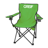 Folding Chair with Carrying Bag with Greif Logo - Bulk Order (24+ Pieces)