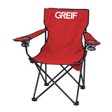Folding Chair with Carrying Bag with Greif Logo - Bulk Order (24+ Pieces)