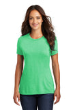 District Made® - 4.5 oz Blended Perfect Tri® Crew Tee with Greif Printed Logo - Ladies