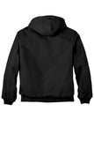 Carhartt®- TALL Quilted-Flannel-Lined Duck Active Jac with Greif EMB Logo - Men's