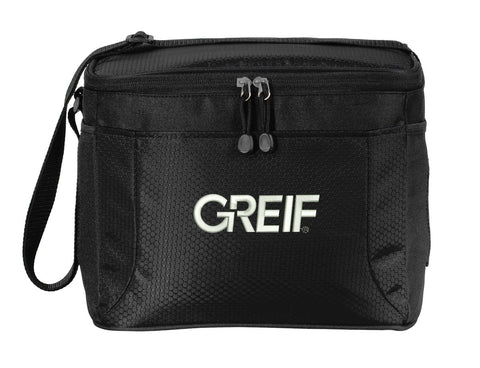 Port Authority® 12-Can Cube Cooler with Greif Embroidery Logo