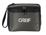 Port Authority® 12-Can Cube Cooler with Greif Embroidery Logo