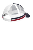 Port Authority® - Two-Stripe Snapback Trucker Cap with Greif Embroidery Logo