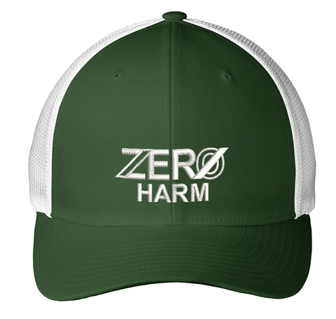 Port Authority® Flexfit® Mesh Back Cap with Zero Harm Embroidery Logo