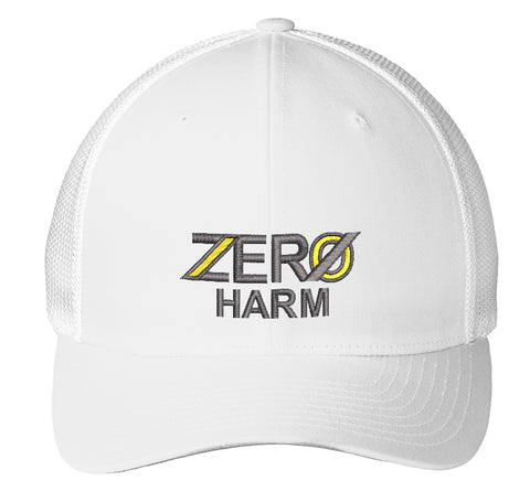 Port Authority® Flexfit® Mesh Back Cap with Zero Harm Embroidery Logo