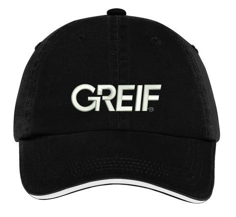 Port Authority® Sandwich Bill Cap with Striped Closure with Greif Embroidery Logo