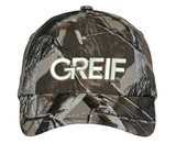 Port Authority® Pro Camouflage Series Garment-Washed Cap with Greif Embroidery Logo