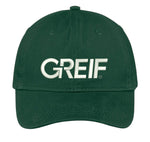 Port & Company® - Brushed Twill Low Profile Cap with Greif Embroidery Logo