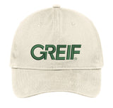Port & Company® - Brushed Twill Low Profile Cap with Greif Embroidery Logo
