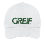 Port & Company® - Brushed Twill Low Profile Cap with Greif Embroidery Logo