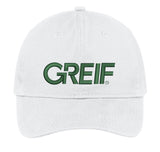 Port & Company® - Brushed Twill Low Profile Cap with Greif Embroidery Logo