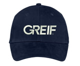 Port & Company® - Brushed Twill FABRIC STRAP Cap with Greif Embroidery Logo
