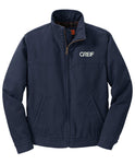 CornerStone® - WASHED Duck Cloth Insulated Hooded Work Jacket with Greif Embroidery Logo - Men's